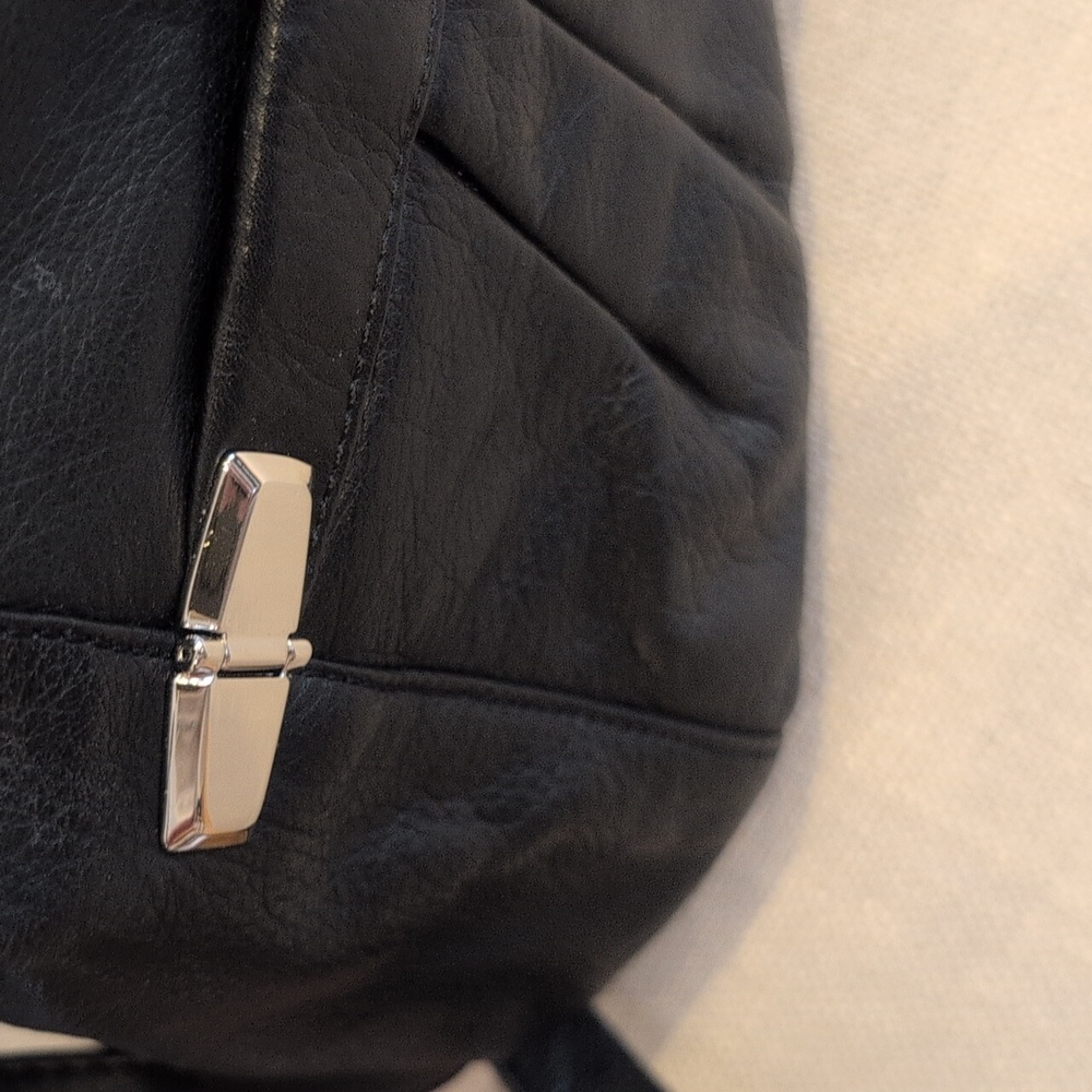 b. makowssky Black Hobo Bag Euc - Picture 8 of 13